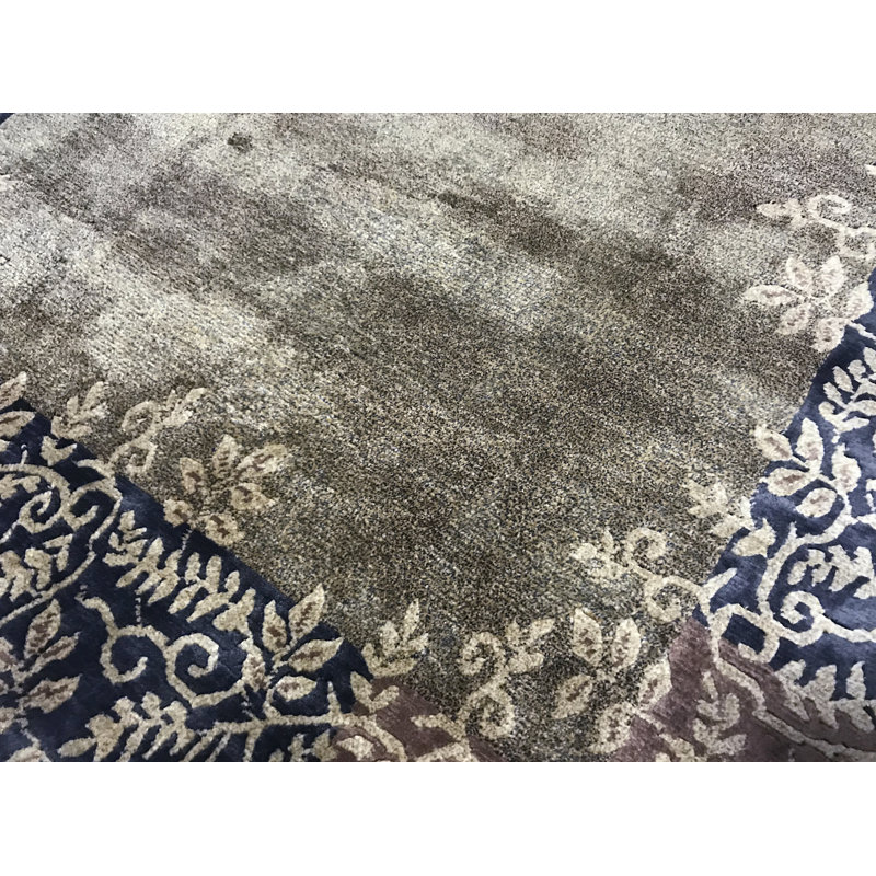 Tapis multicolore de haute qualité noué à la main