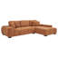 Canapé modulaire rembourré en tissu Octavia Orange