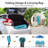 Portable Folding Picnic Double Chair With Removable Umbrella-200540419