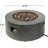 Round Iron Fire Pit With 40,000 , Smokeless, Propane - Fueled, , Quick Start, No Assembly, Stone Gray, 32 Inches Wide, Deep, 13.5 High, 38.96 Lb Pit, Ignition,
