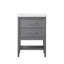 Meuble-lavabo simple 24 po avec plateau en céramique Brodnax-1755984569