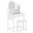 Vanity Desk Set With Led Lighted Mirror & Power Outlet, Makeup Table