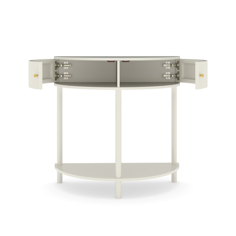 Table de bout demi-lune Artisan-Wave