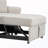 Chenille Convertible Sleeper Sofa-1202535481