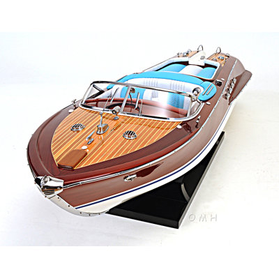 Bateau peint aquarama Riva