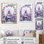 Carrousel éternel I - impression sur toile mauve-91437023-91437039
