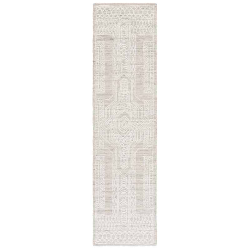 Feder 142 Hand Tufted Wool Pile Oriental Rug, Runner 2'3" x 9'