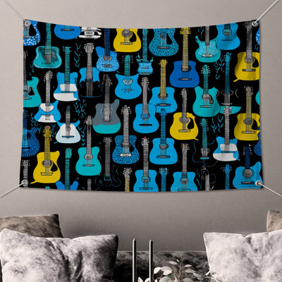 Guitars Wall Tapestry - Music Wall Decor