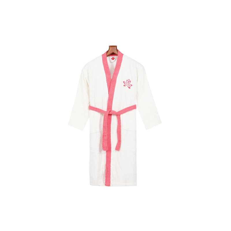 Peignoir au-dessus du genou 100% coton avec poches Leong