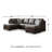 Baltic-Park 2-Piece Sleeper Sectional With Chaise