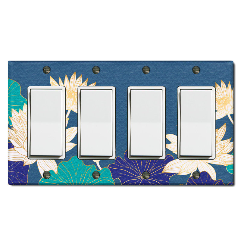 4 - Gang Rocker Standard Wall Plate