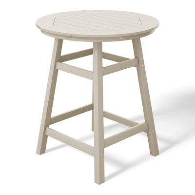 Laguna Round Outdoor Bar Table , 34.9'' in. W 34.9'' in. D
