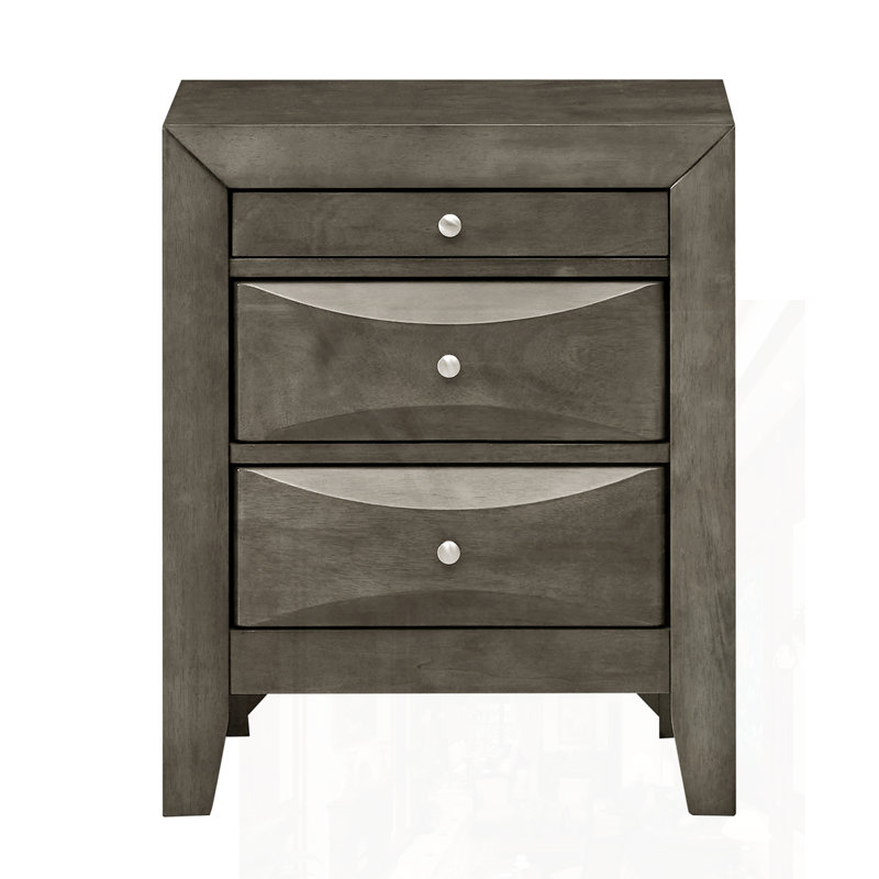 Table de chevet élégante, Gris