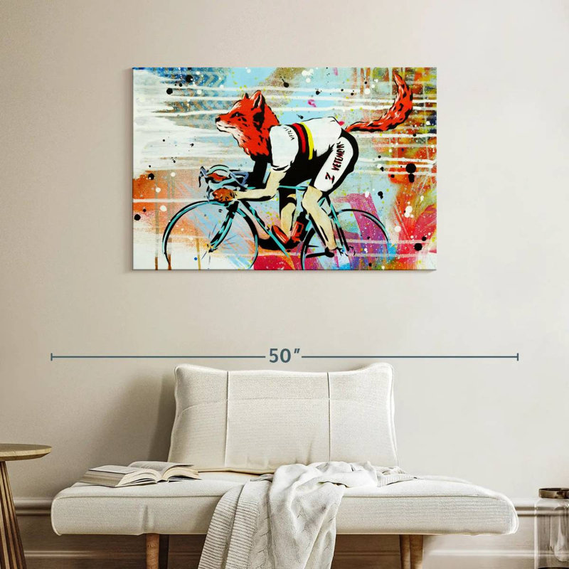 Brampt Le Fox, 26" H x 39" W