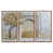 Toile avec cadre flottant brun