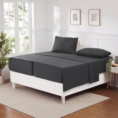 Luxurious Classic Soft Solid Microfiber Sheet Set, Various Colors and Sizes