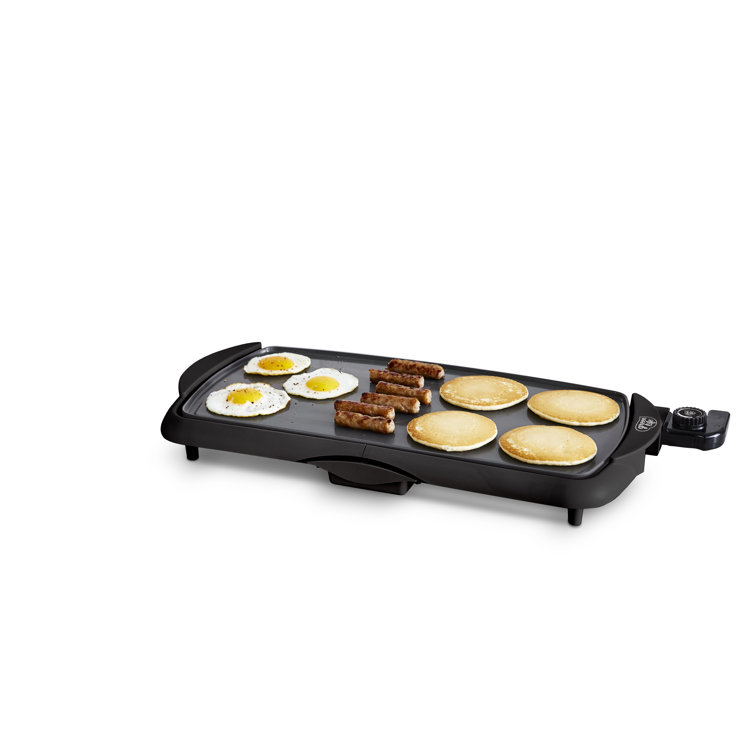 BELLA Electric Griddle with Warming Tray - Smokeless Indoor Grill, Nonstick  Surface, Adjustable Temperature & Cool-touch Handles, 10 x 18