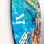 Cliff by the Blue Ocean I - Horloge murale nautique et côtière-60187916