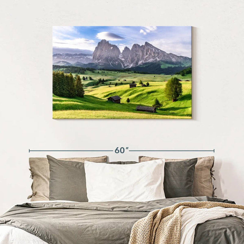 Alvord Seiser Alm In Spring, 30'' H x 45'' W