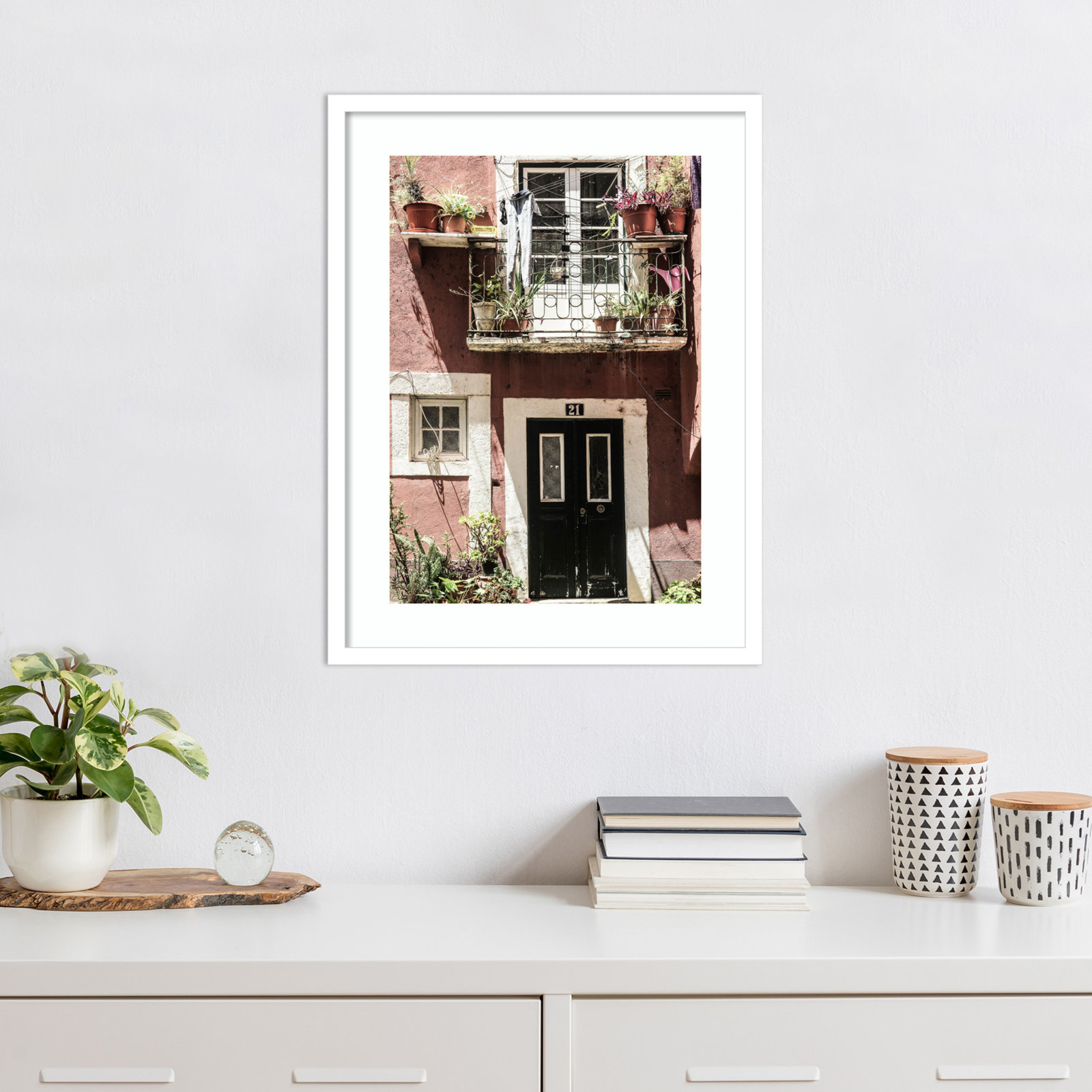 No 21 by Shot by Clint Wood Framed Wall Art Print, White, 25" H x 19" W