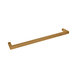 B8E513122AA64EF9B179EFD6F4BE2A8E Back To Back Square Mitered Towel Bar, Brass Material, Tubular Construction, 18" Center To Center, Brushed Bronze Finish