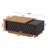 Extendable Coffee Table With 2 Storage Drawers, Dual-Tone Center Table With Sliding Tabletop-1353932157