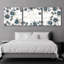 «Home - Where Love Never Ends» par Cindy Jacobs, ensemble d'art mural en verre acrylique, 3 pièces-102021179