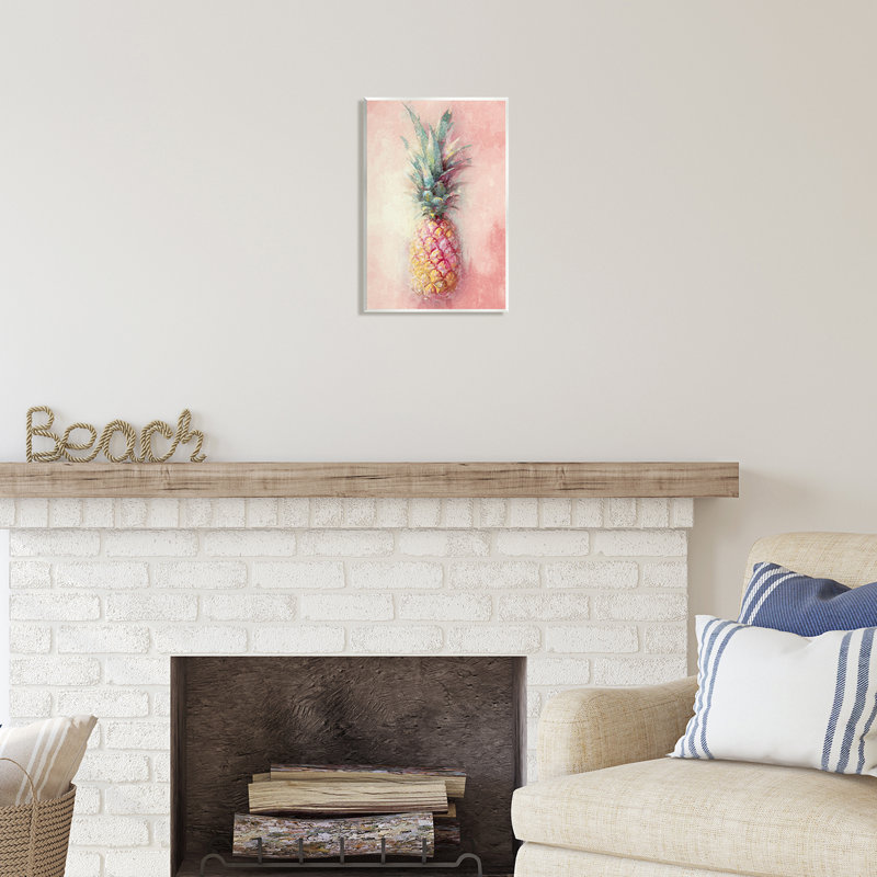 Az-986, reproduction encadrée «Tropical Glam Pineapple» par Ziwei Li, H 15 po x l 10 po x P 0,5 po