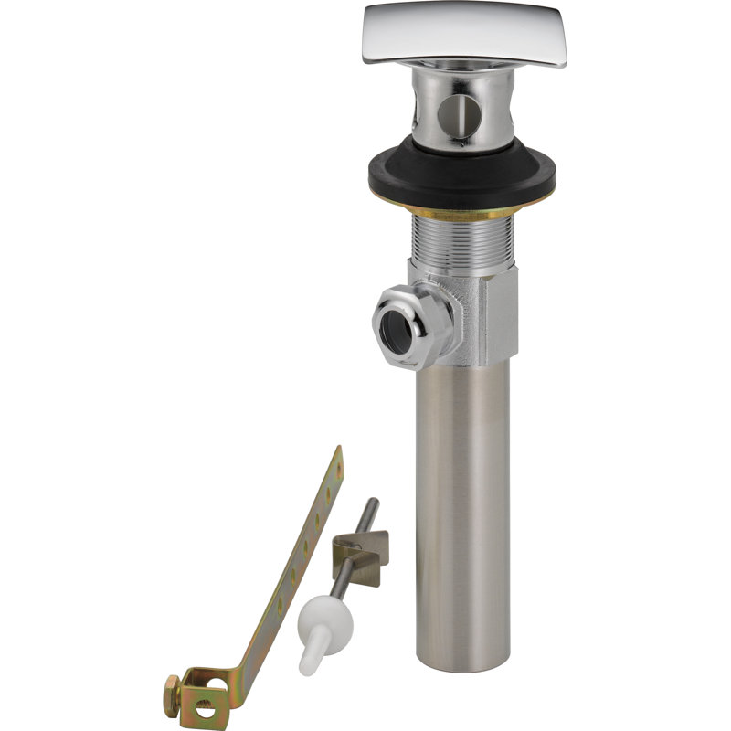 1.31" Pop-Up Bathroom Sink Drain with Overflow, Chrome