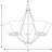 Karla 5 - Light Steel Dimmable Chandelier-1303660699