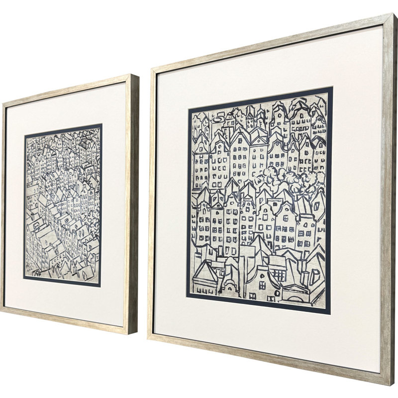 Europe Rooftops Framed Art