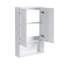 Armoire murale de salle de bain, portes à fermeture douce, conception à fixation flottante, blanc brillant (emballage KD)-1828578582