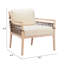 Chaise d'appoint Michiel Wezly - ivoire