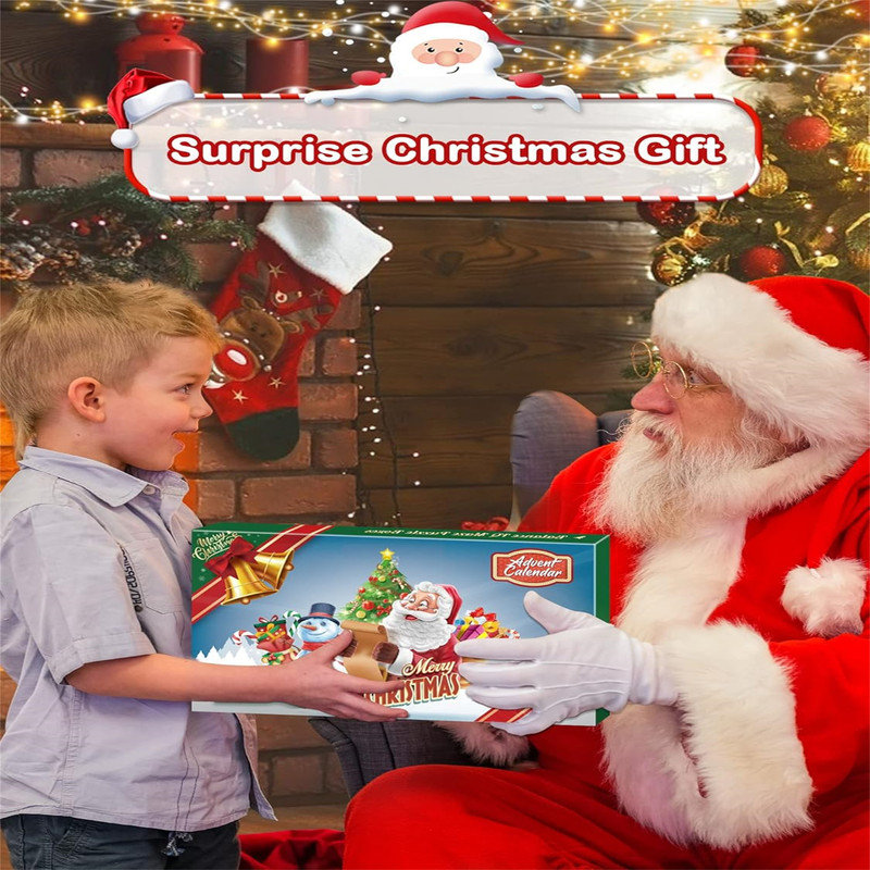 The Holiday Aisle® Christmas Countdown Calendar with 24Pcs Balance IQ ...