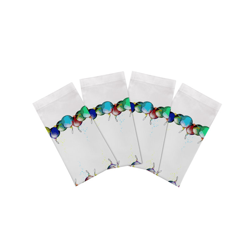 Serviettes de table en satin de coton