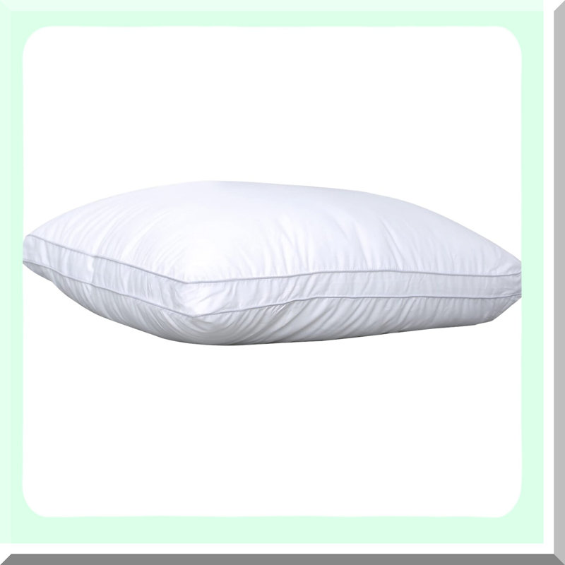 Luxury Sleep Support Pillow - Fluffy Down Alternative Filling - Gusseted for Side & Back Sleepers - Hotel Collection - 1 Pack