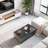 Myabella 93L Smart Coffee Table with Freezer and Fridge, Wireless Charging and Bluetooth Speaker-399827371