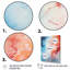 Feu et glace Tachisme Drift II - Tachisme, art mural-689570370-689570361
