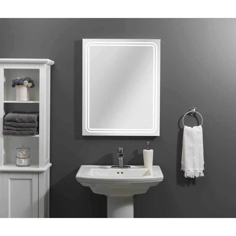 Miroir à del 24" x30" , anti-brouillard