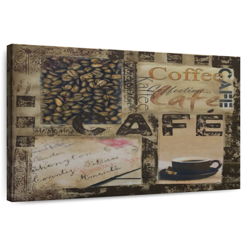 Yarlin Cafe Collage, 24" H x 36" W