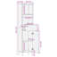 Ajianna Freestanding Bathroom Cabinet
