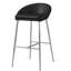 Tabouret de bar ou de cuisine à hauteur de comptoir chromé de style contemporain Clouchete-28021204-100090136