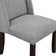 Antoiniece Upholstered Counter Side Chair in Gray