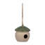 Maison d'oiseaux décorative unique de style champignon - nichoirs d'extérieur compacts avec mangeoire à oiseaux suspendue, mangeoire d'oiseaux de jardin et décoration de patio - 6 po-466464036