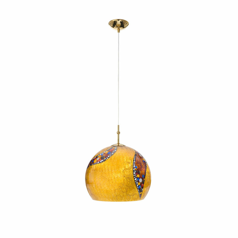 Luna Kiss 1 - Light Dome Pendant, 200" H x 30" W x 30" D