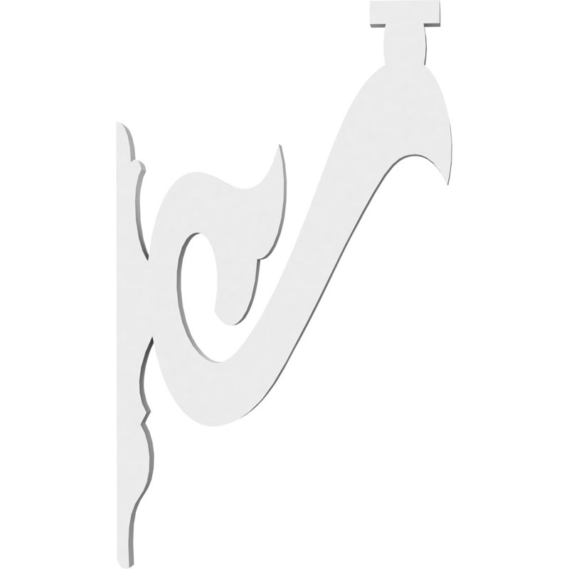 Support de qualité architecturale Hurley, 5/8 po x 6 1/2 po x 11 po, Florence, PVC