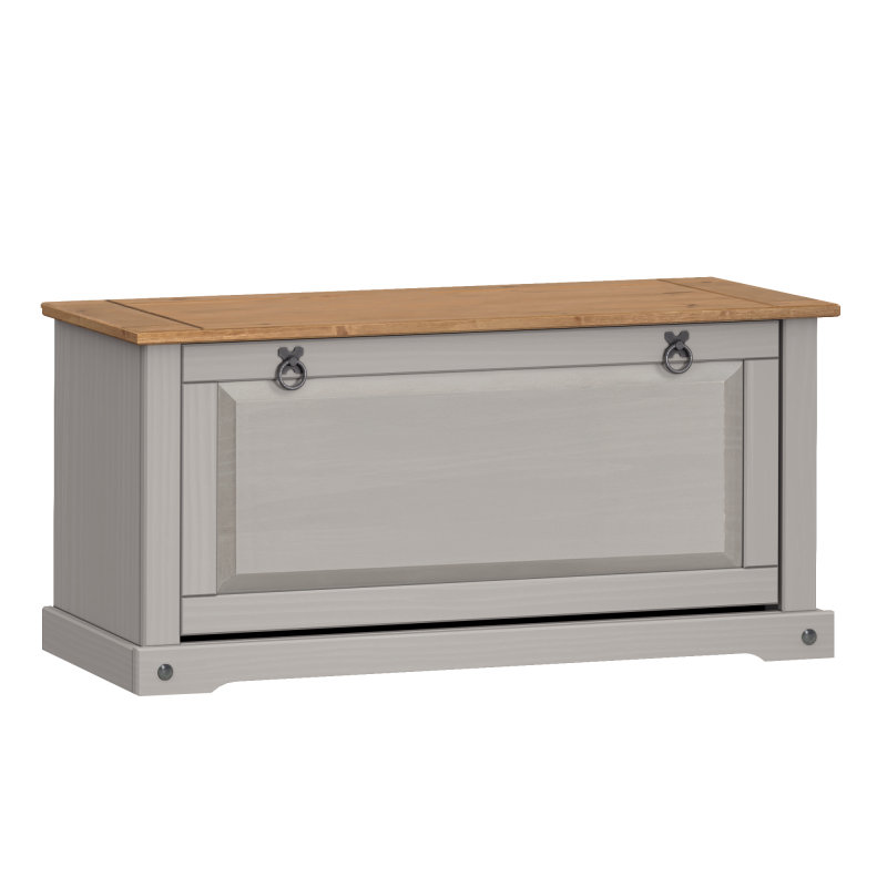 Bayhills Rectangle Accent Cabinet, Silver, Grey