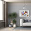 «Pansies In The Garden» par Jean Plout, art mural sur toile-102740222