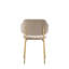 Anagha Upholstered Back Side Chair in Brown