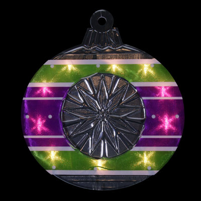 15.5" Christmas Window Silhouette Decor